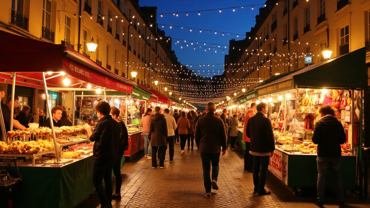 Paris Things to Do: Night Markets for Late Bites