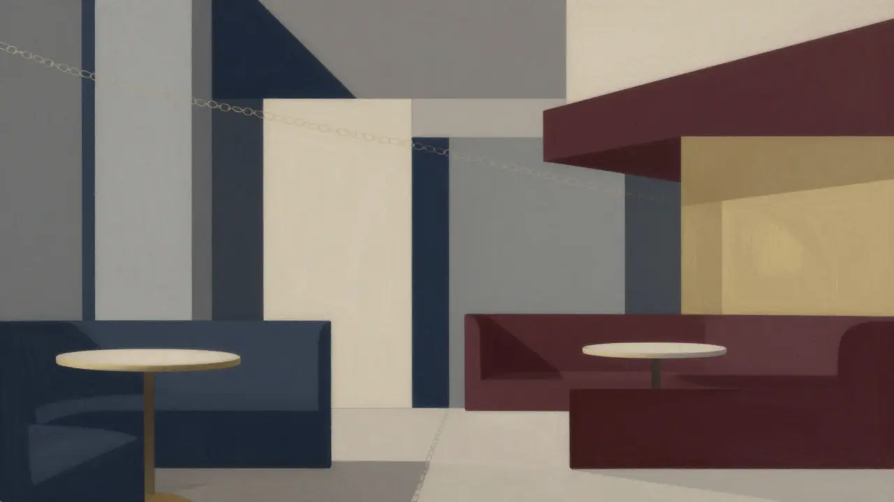 Abstract artwork symbolizing discretion and professional trust